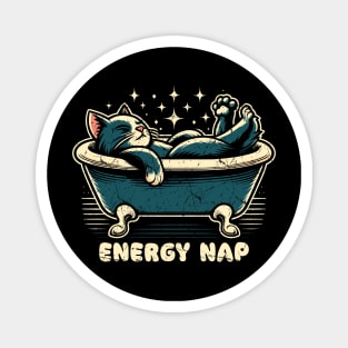 Energy Nap Cat Magnet